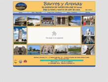 Tablet Screenshot of barrosyarenas.net